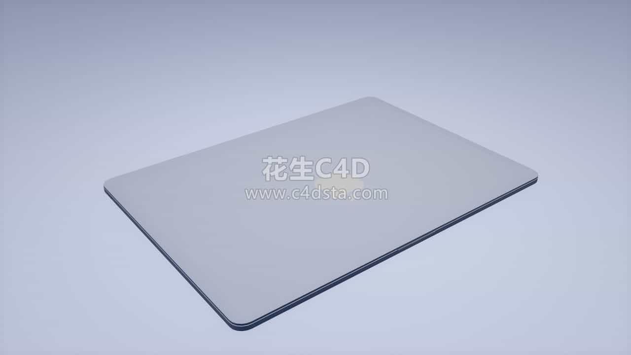 三维模型-Macbook 2020苹果笔记本电脑模型 626CG资源站