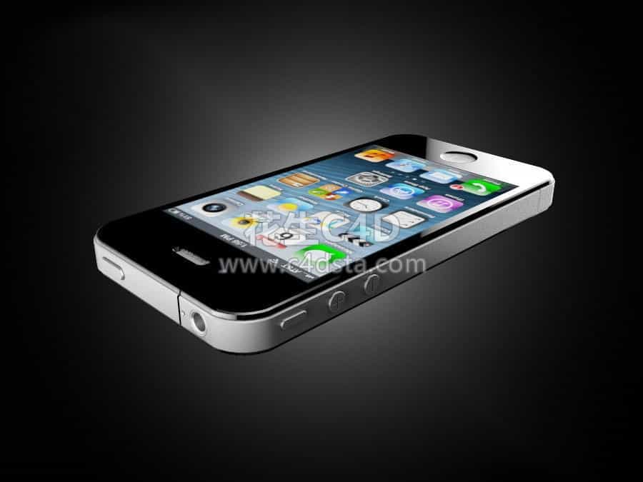 三维模型-iPhone 4手机苹果4S手机模型 626CG资源站
