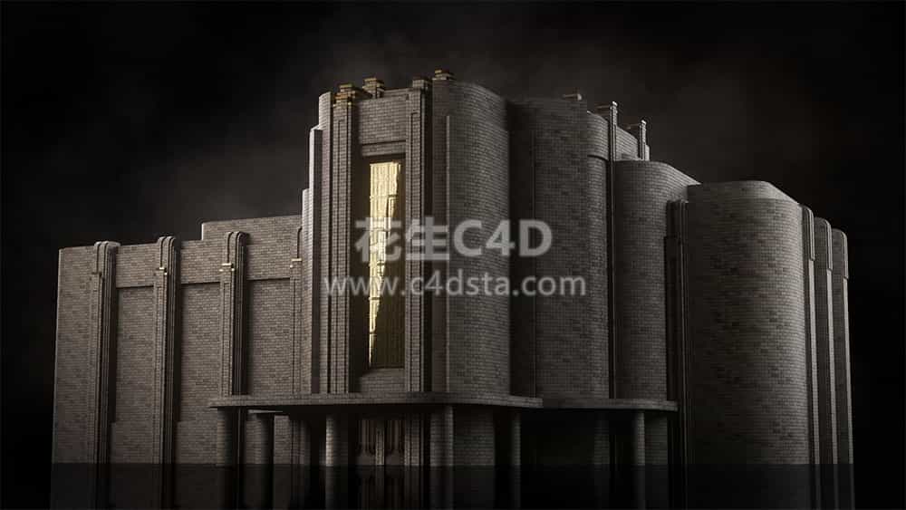 三维模型：欧美建筑景观装饰艺术景观3D模型合集 KitBash3D-Art Deco 626CG资源站