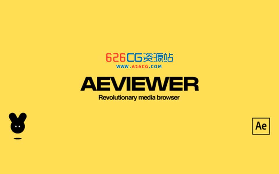AE拓展脚本-超实用媒体资源项目模板视频/音频素材预览管理应用工具AEscripts AEVIEWER 2 Win/Mac免费版 626CG资源站