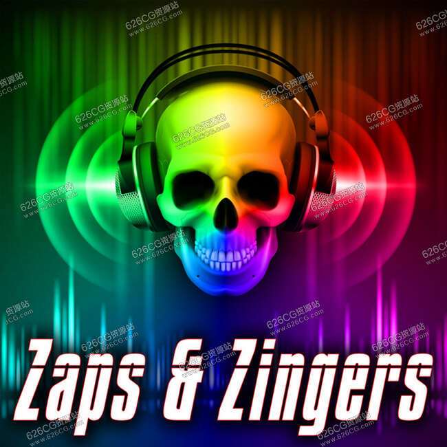 音乐音效-声音创意 Zingers & Zaps 音效 Sound Ideas Zingers & Zaps Sound Effects 626CG资源站
