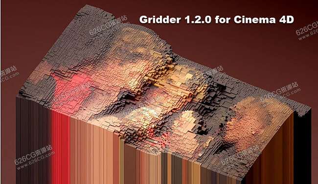 C4D插件-参数化动态网格 Gridder1.2.0 Cinema 4D R20-S26 626CG资源站