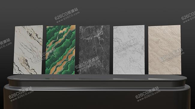 Substance贴图-30组Substance大理石材质预设 ArtStation – 30 Marble Materials (SBSAR, 4K PBR Texture) Vol 01 626CG资源站