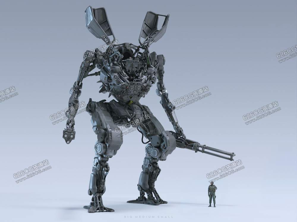 200组科幻机甲战争机器人车辆零件相关3D模型合集 Gumroad – Mech Squad Collection 626CG资源站