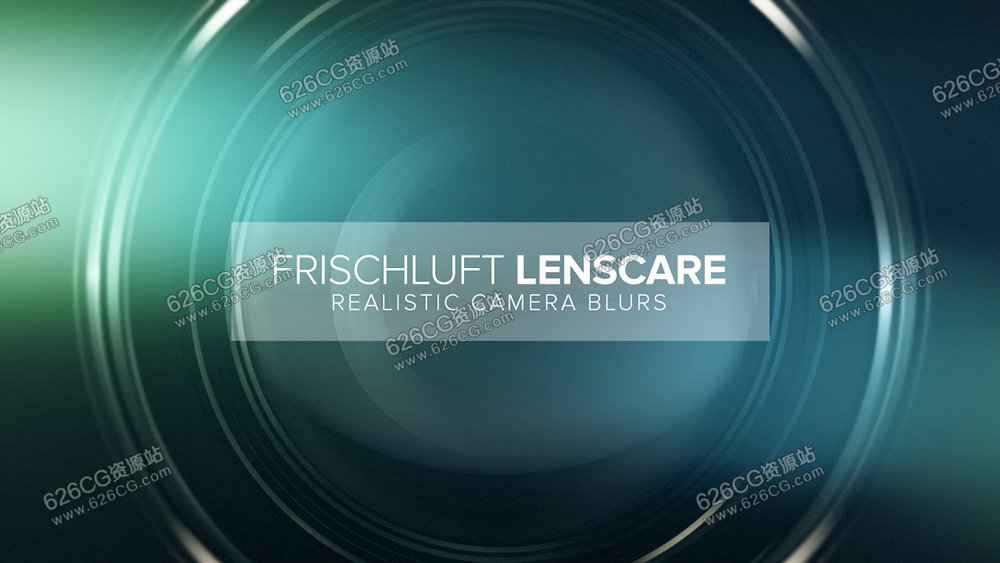 AE插件 AE镜头景深虚焦模糊插件 Frischluft Lenscare V1.5.3 Win破解版(depth of field/out of focus) 626CG资源站